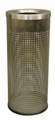 Урна Атриум, шлифованная, кольцо под пакет, 50 л