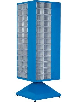 Стойка поворотная 610×610×1840 мм, объем  л., арт.: MT6-K, голубой, код: 20162