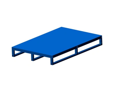 Поддон металлический (палета) ПМ Фин 1200x1000x150 мм Синий