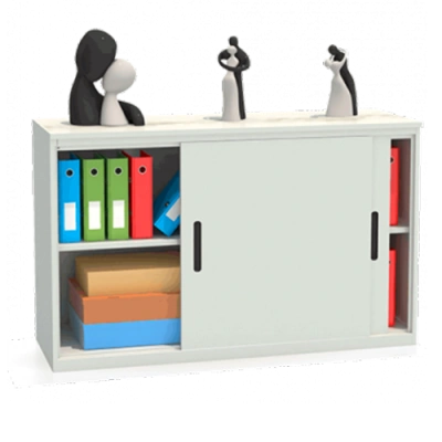 Шкаф-купе архивный ALS-8818 880x1500x450 мм Светло-серый