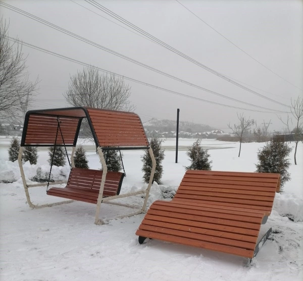 Садово-парковые качели «Грани Вуд» Ангарская сосна