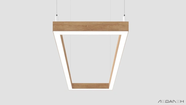 WOOD RETTANGOLO 6000K 84W Дуб, корпус 