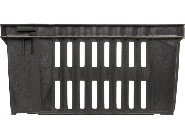 Ящик перфорированный 540×360×260, арт.: 105, объём 38, чёрный, код: 00349