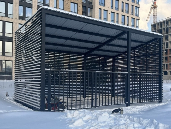 площадка для контейнера : металлическая артикул 