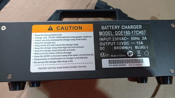 Зарядное устройство для штабелёров DYC/PEMS 12V/15A (Charger)