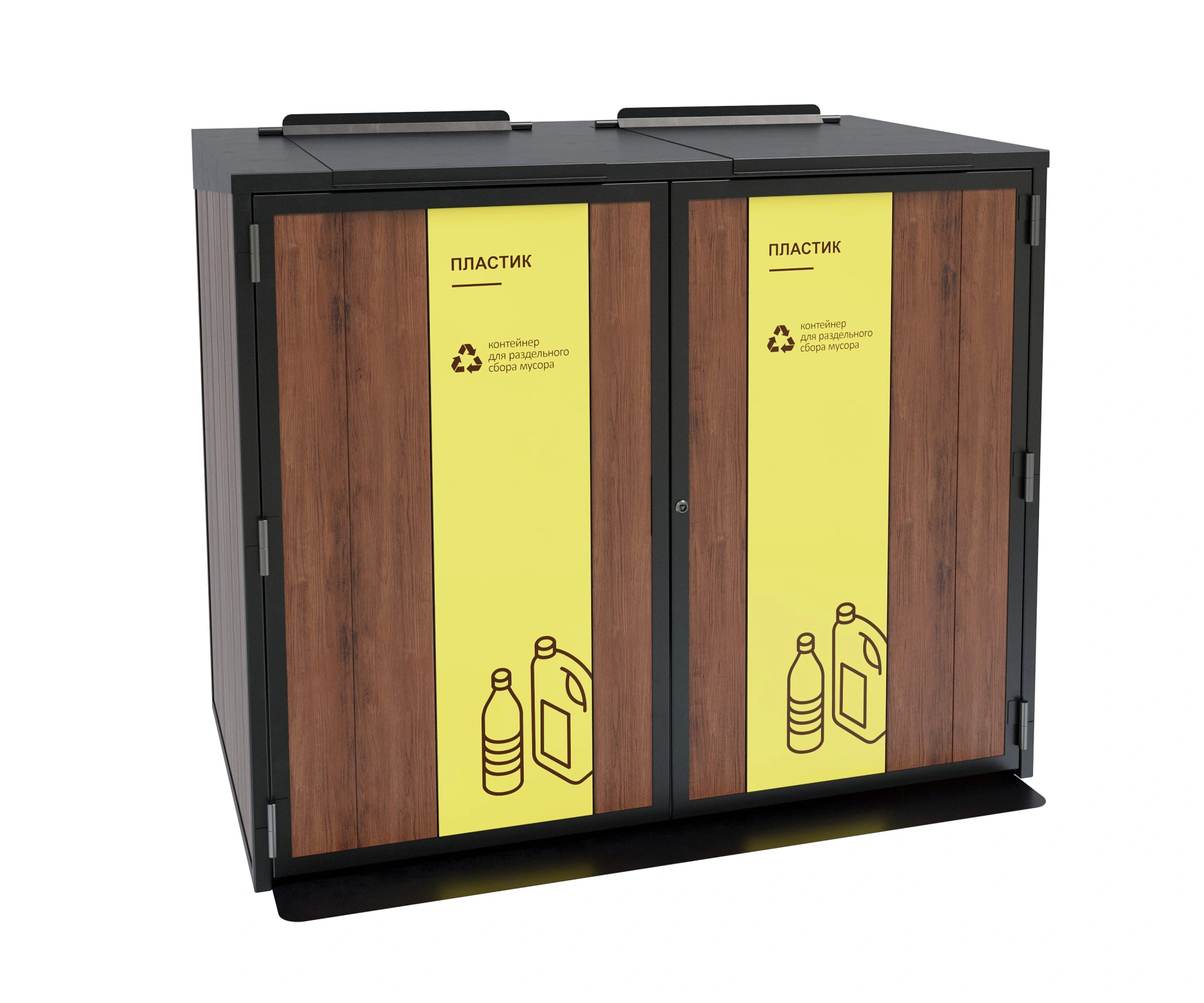 Контейнерный шкаф «Блок композит» Сталь, композит