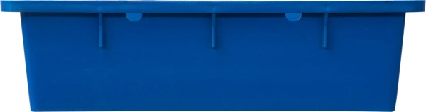 Ящик сплошной 532×400×141 мм, объем 22 л., арт.: 306, синий, код: 00420