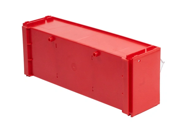 Комплект из двух откидных коробов Стелла-техник F-300-3-2K, красный/прозрачный