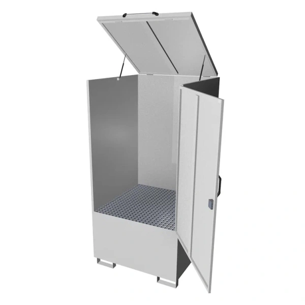 Штабелируемый поддон закрытого типа 1579x1358x848 мм Серый