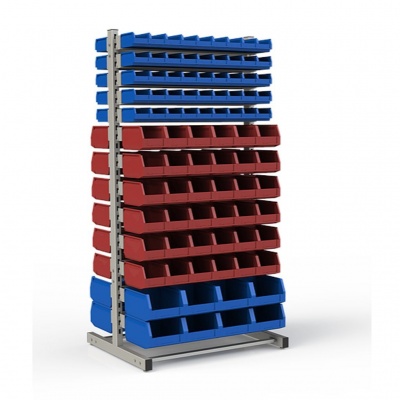 Стеллаж двусторонний №145 (1835х950х760)