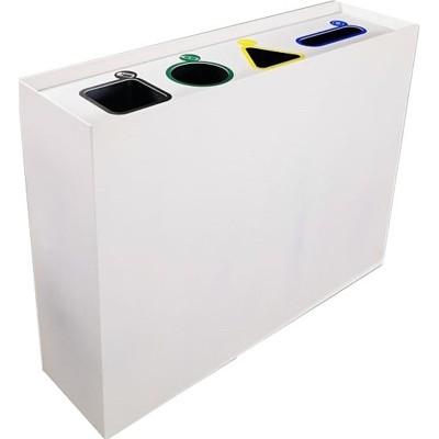 Урна Монолит-4, с наклейками, с емкостью 45 л + 3х30 л