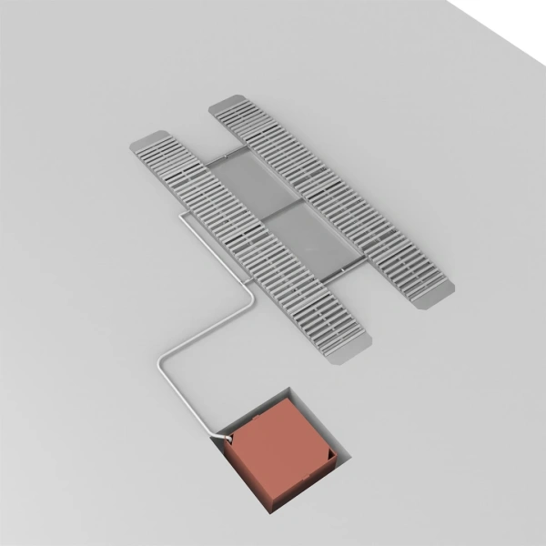 Эстакада металлическая Каскад Комфорт, разборная, 6м, усиленная, грузоподъемность 70т, серая