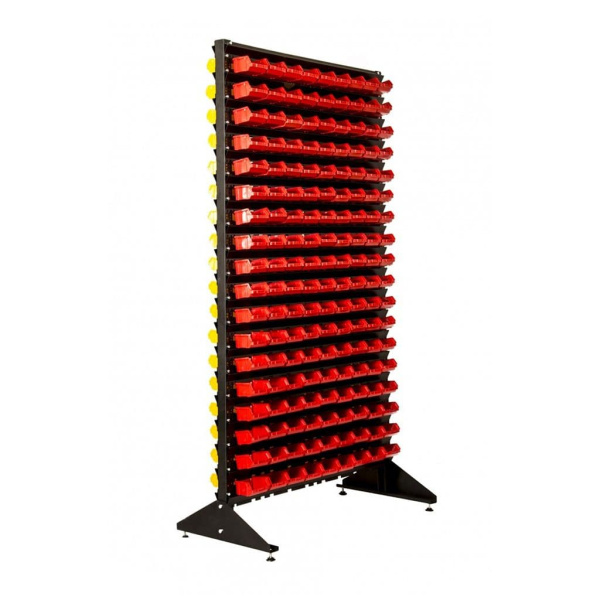 Стеллаж с пластиковыми ящиками 1802-18/0/0